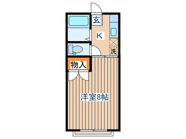 オ－クヒルズⅢの物件間取画像